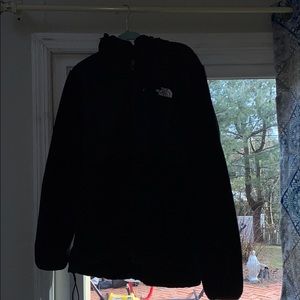 Hooded zip up fleece jacket